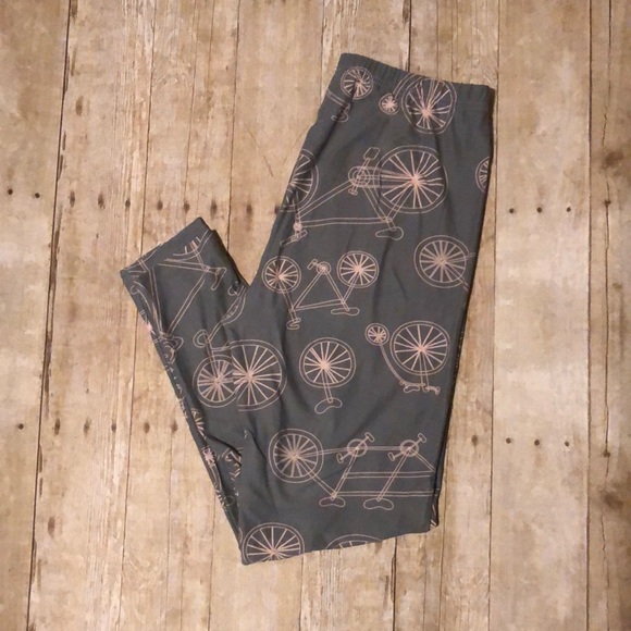 Agnes & Dora Pants - Agnes & Dora Bicycle Leggings Grey and Pink SizeXL
